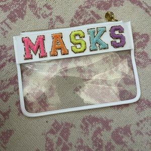 Stoney clover masks clear flat pouch